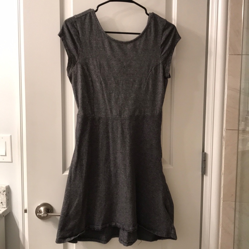 Fit and flare stretchy dress